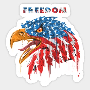 Bald Eagle - Freedom Sticker